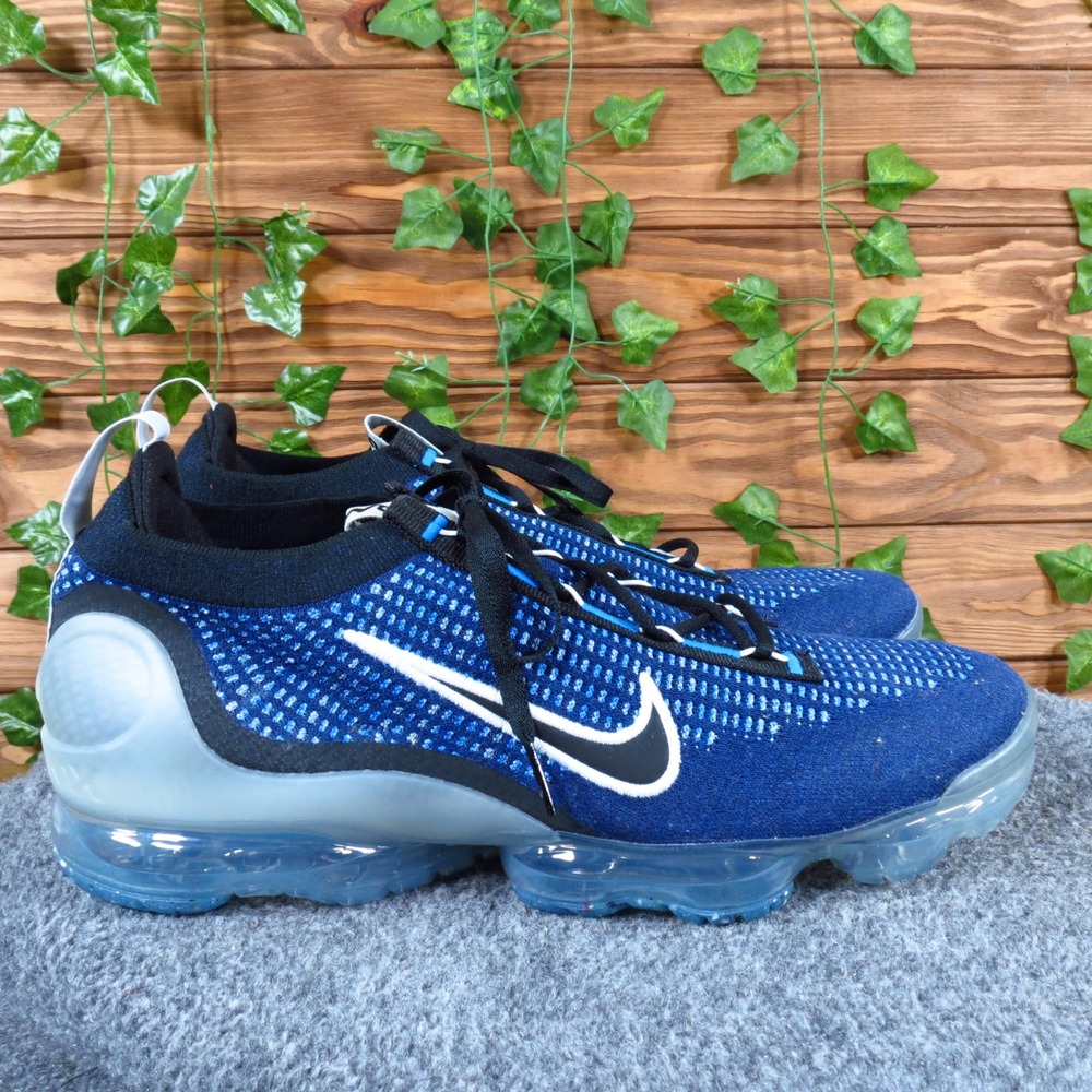 Nike Air VaporMax 2021 FK Mens Running Shoes Size 11 Athletic Blue DZ4856-400 - Picture 4 of 9